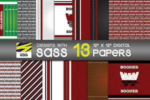Oklahoma Football Pattern