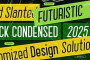 Mandey - Condensed Family Font, a Sans Serif Font by Afkari Studio (Thumbnail 6 of 9)