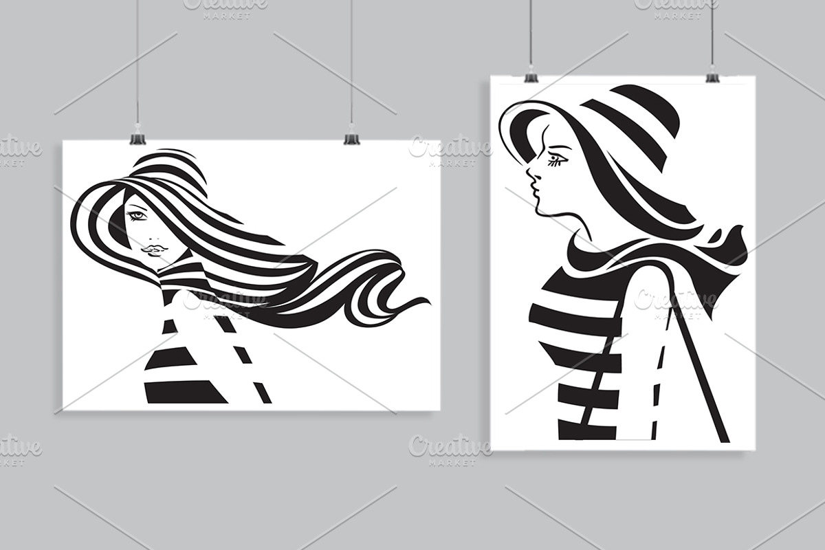 Stripes and beauty., a Decorative Illustration by © Fisher Photostudio (Photo 1 of 3)