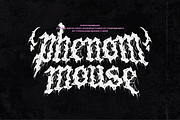 Phenom Mouse, a Blackletter Font by ilhamtaro (Thumbnail 1 of 10)