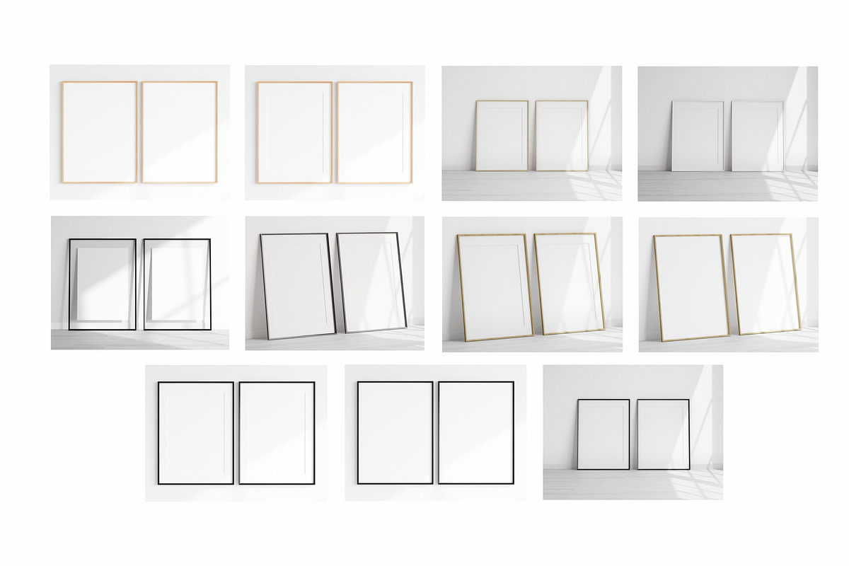 Minimalist Frame Mockup Bundle Set, a Print Template by VNmockup (Photo 12 of 16)