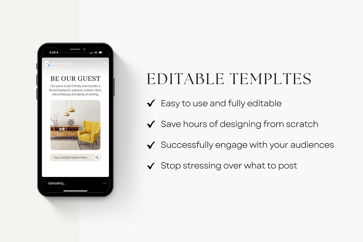 Airbnb Instagram Story Template, a Social Media Template by ShopRShop (Photo 6 of 10)