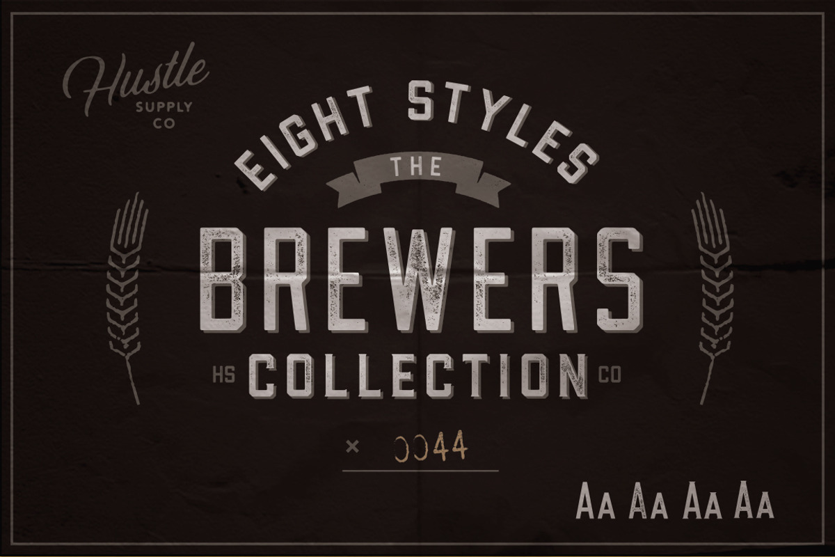 The Brewers Font Collection
