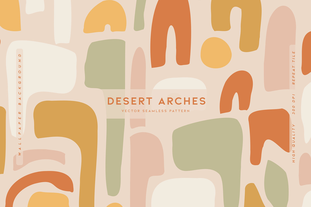 Desert Arches, a Pattern Graphic by MalyskaStudio (Photo 1 of 11)