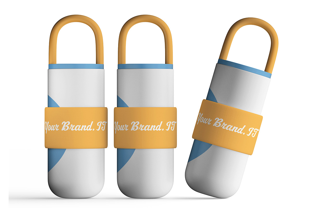 Insulated water bottle mockup bundle, a Cups & Container Mockup by Ambo Ampeng (Photo 9 of 11)