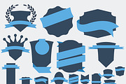 30+ Flat Badges, labels and banners, a Templates & Theme by Nerokanji_Designs (Thumbnail 1 of 5)