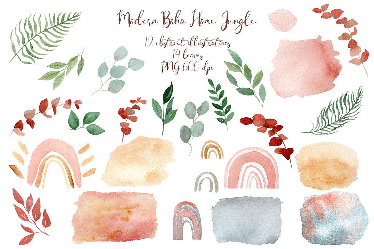 Modern Boho Home Jungle Collection, a Decorative Illustration by Catch the Dream Art (Photo 12 of 15)