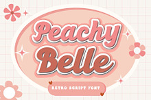 Peachy Belle - Retro Script Font