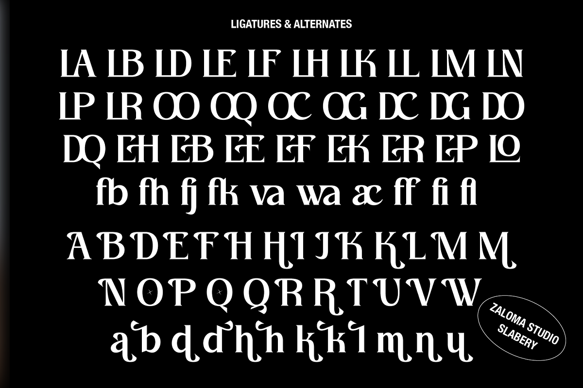 Slabery, a Serif Font by Zaloma Studio (Photo 18 of 18)