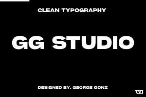 GG Studio - Typeface