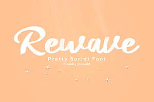 Rewave - Pretty Script Font