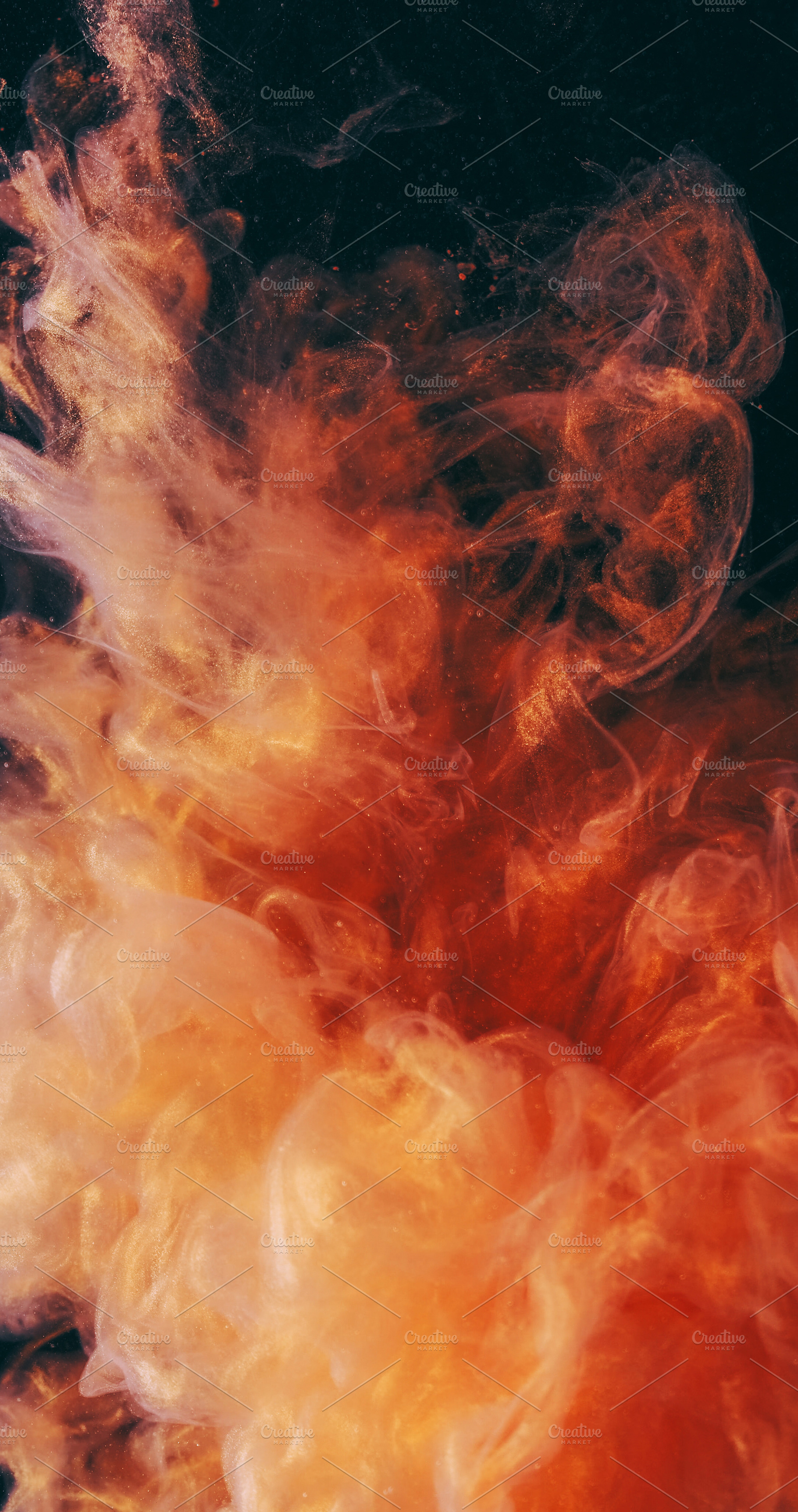 Color smog splash paint texture orange art water, a Background Photo by Photo Drive Studio
