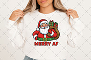 Funny Santa Claus PNG, an Illustration by Craft Nest (Thumbnail 4 of 6)