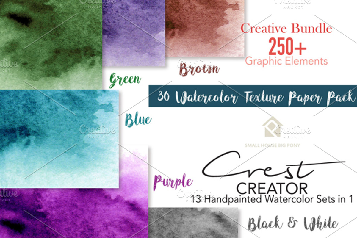 Crest Creator - Creative Bundle Set, an Illustration by SmallHouseBigPony (Photo 15 of 23)