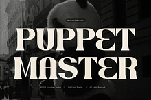 Puppet Master | Bold Serif Display