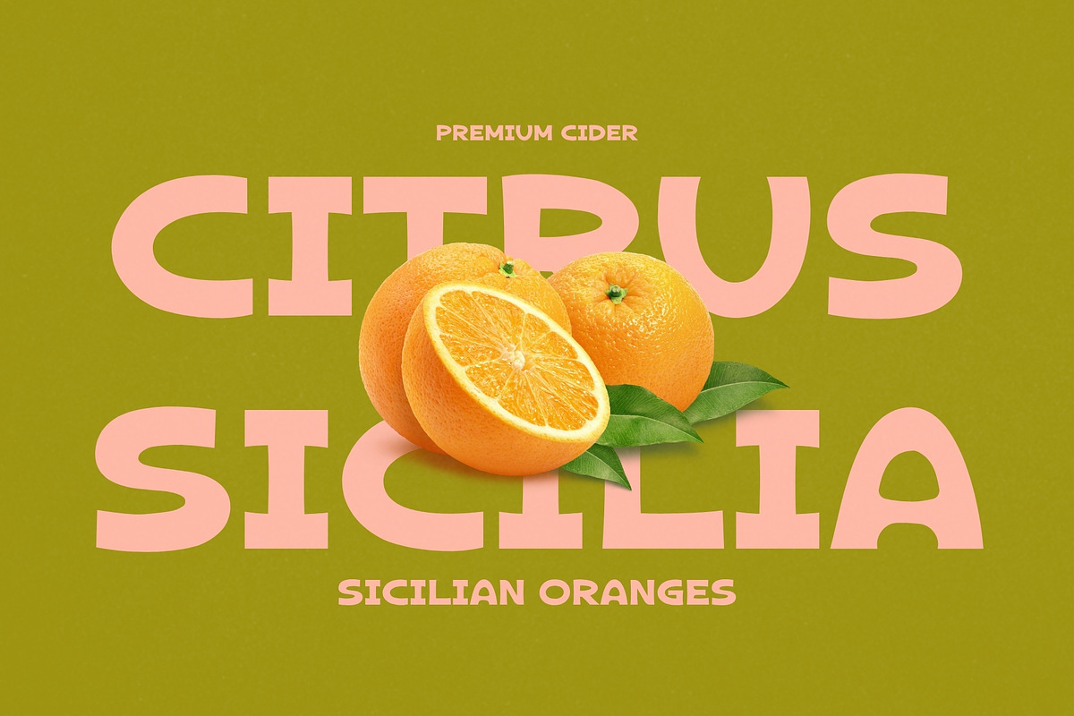 Fattura - Chunky Retro Food Font, a Sans Serif Font by HipFonts (Photo 3 of 15)