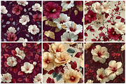 White Hibiscus Digital Paper, a Texture Graphic by CitraGraphics (Thumbnail 3 of 7)