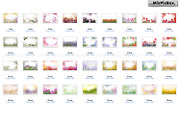 Summer Flowers Painted Overlays, a Layer Style Add-On by MixPixBox (Thumbnail 2 of 5)