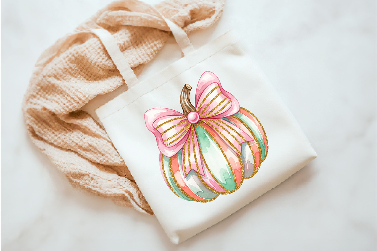 Brushstroke Pumpkin png, an Illustration by Watercolor design (Photo 2 of 3)