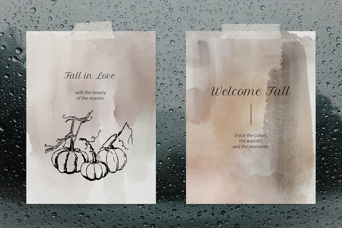 MOODY watercolor neutral backgrounds, a Texture Illustration by Yuliia Lashevska (Photo 8 of 9)