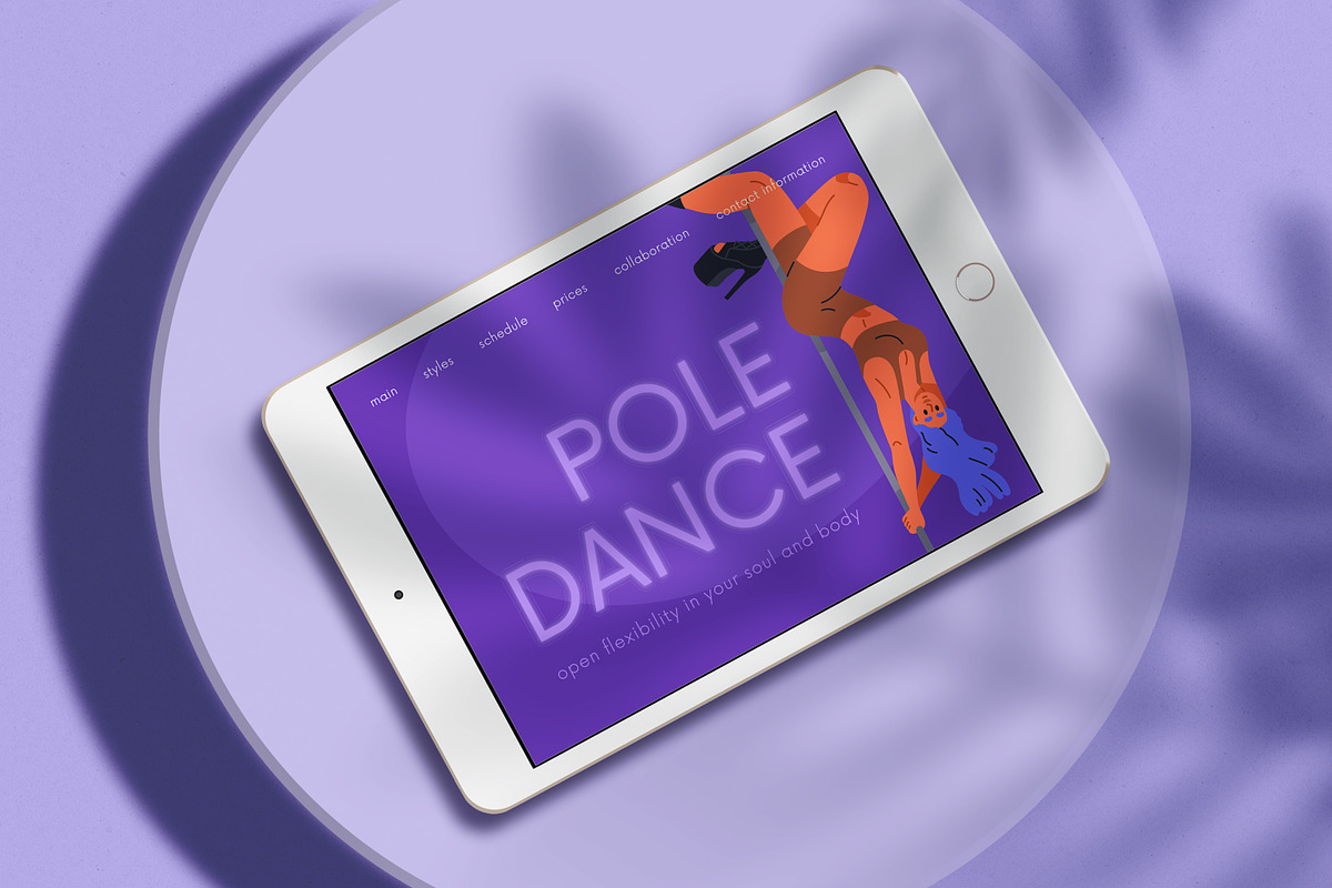 Pole dance classes, web backgrounds, a Background Graphic by Good Studio (Photo 9 of 9)