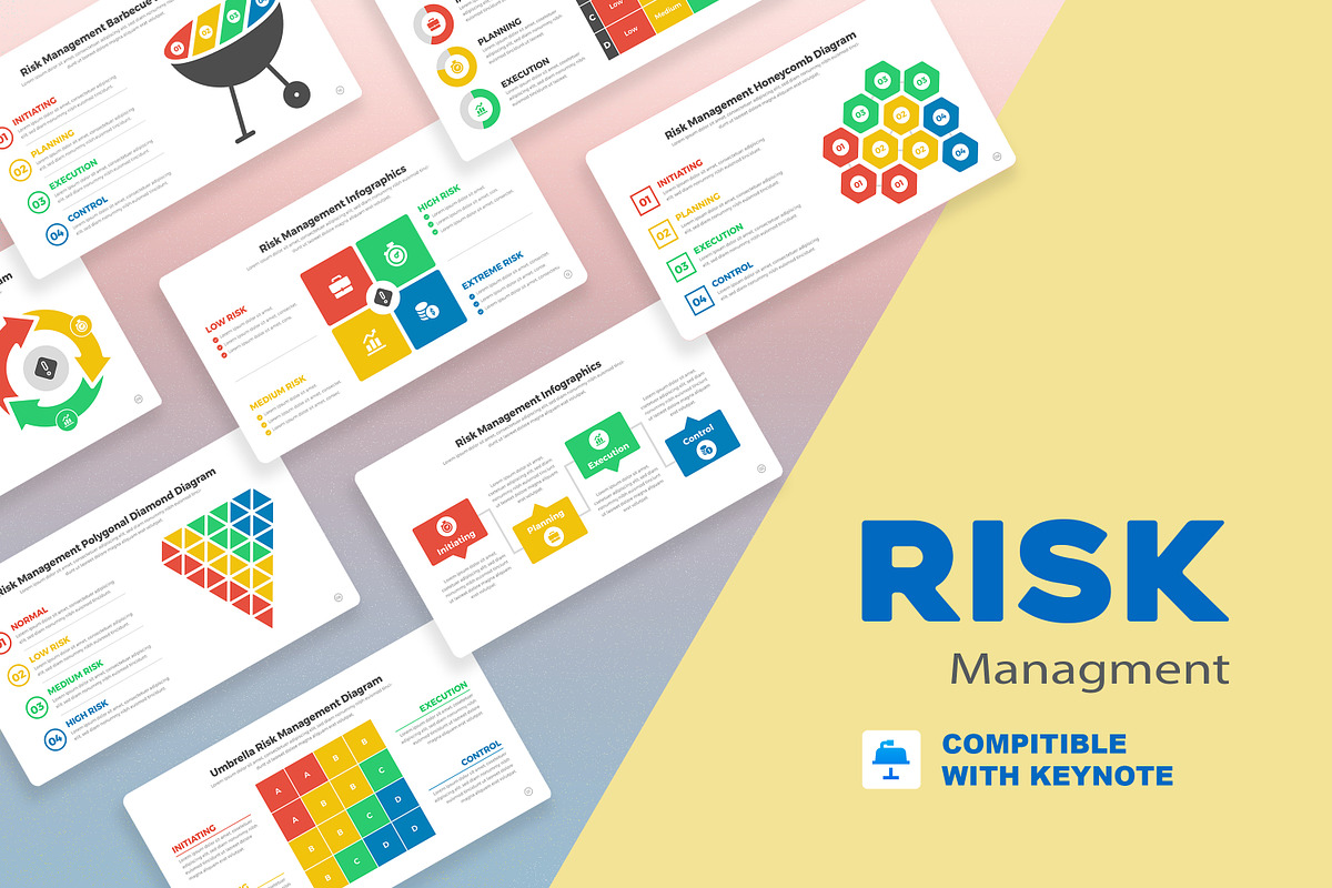 Risk Management Infographic Keynote, a Templates & Theme by Mighty-Slide (Photo 1 of 7)