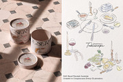 Editorial Tablescape Line Art, an Object Graphic by Mio Buono (Thumbnail 11 of 17)