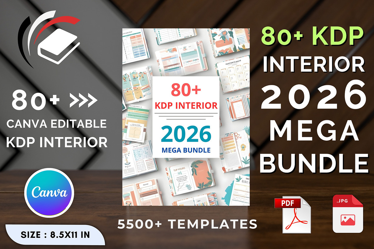 80+ KDP Interior 2026 Mega Bundle