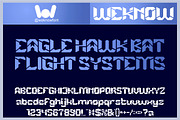Autonomous Flight font, a Blackletter Font by weknow (Thumbnail 4 of 8)