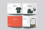 Brand Guidelines Template Landscape, a Brochure Template by DesignCrest (Thumbnail 13 of 21)