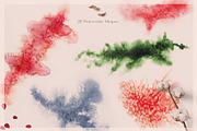 22 Watercolor Shapes, a Texture Graphic by Michael Rayback Design (Thumbnail 4 of 6)