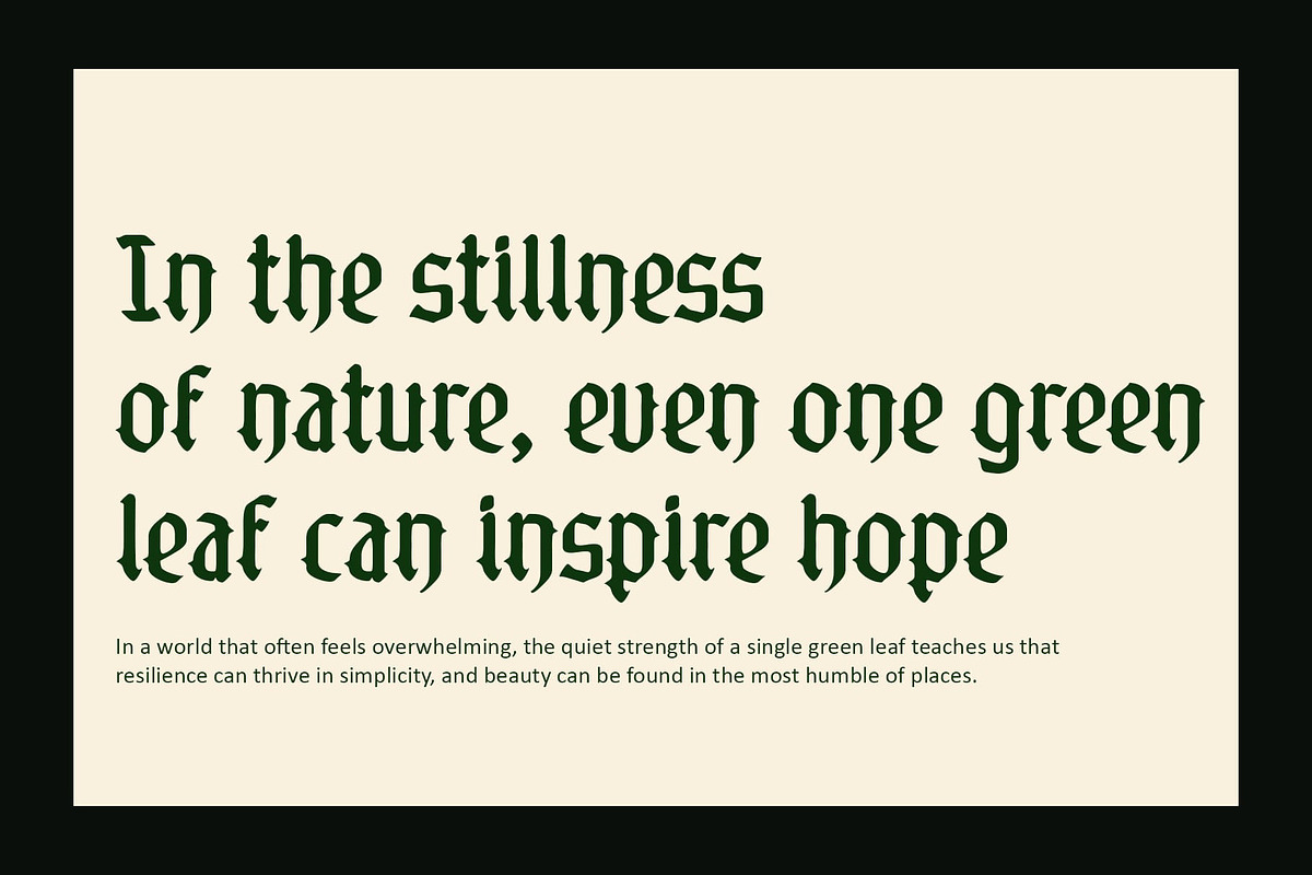 CS Alore Drawn, a Blackletter Font by Craft Supply Co. (Photo 4 of 8)