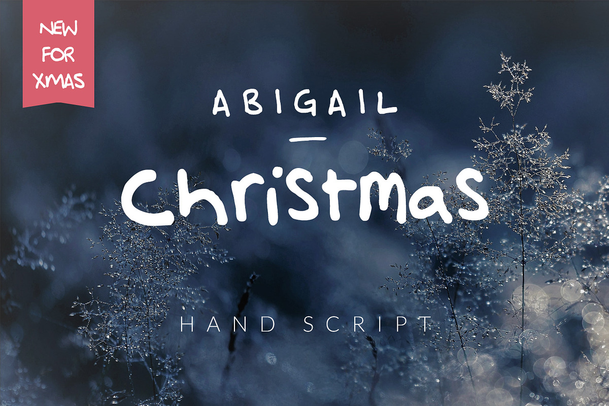 Abigail Christmas Hand Script