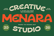 Qenary Vokela – Chunky Sans Serif, a Sans Serif Font by decographstud (Thumbnail 3 of 7)