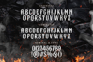 Hero Fire Typeface