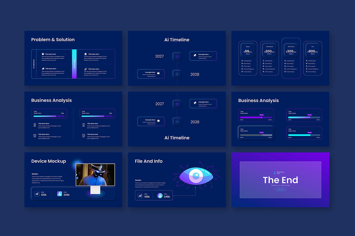Artificial intelligence Presentation, a Presentation Template by S A N D Y (Photo 5 of 5)