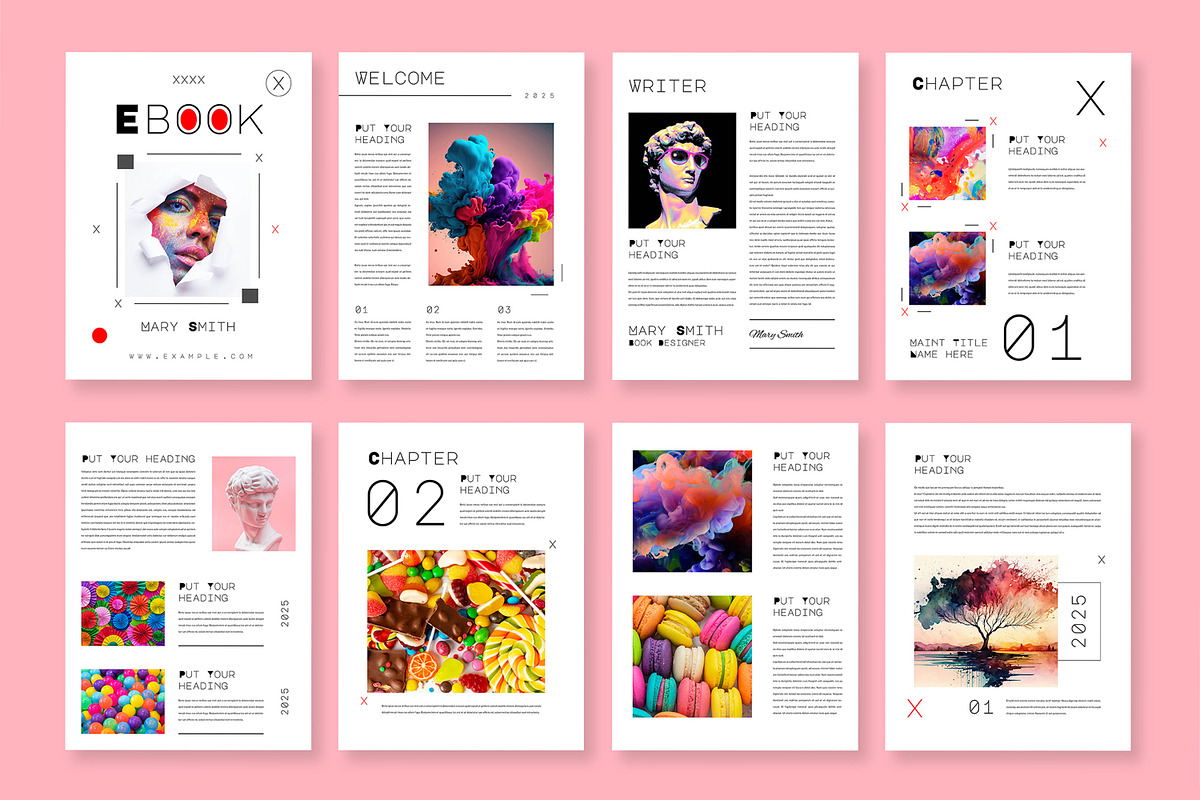 Graphic Designer Ebook Layout, an UI Kit Template by ContestDesign (Photo 2 of 3)