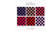 Black Checkered Seamless Patterns, a Pattern Graphic by Creative Matrix82 (Thumbnail 5 of 7)