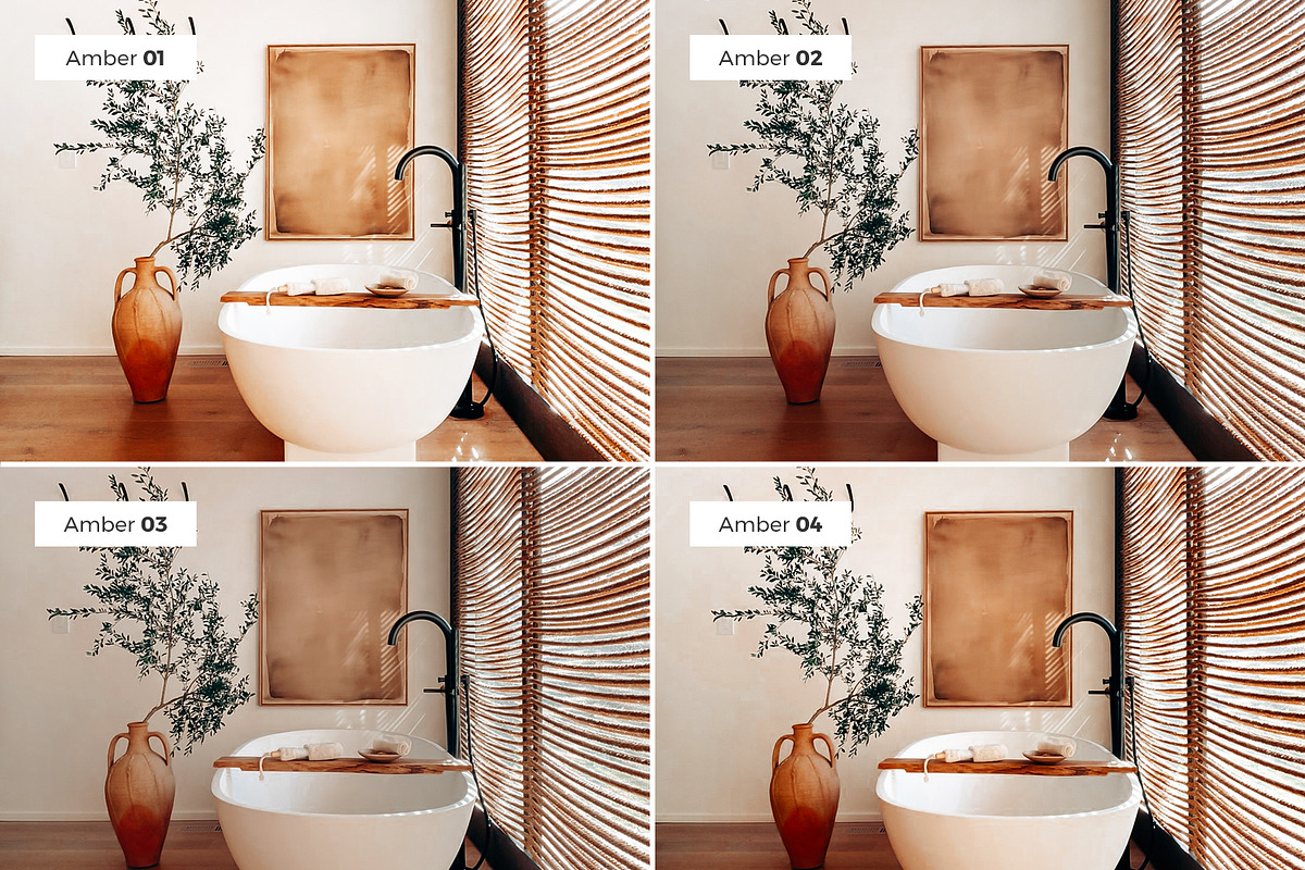 4 Lightroom Presets AMBER, an Action Add-On by Graace Studio (Photo 4 of 8)