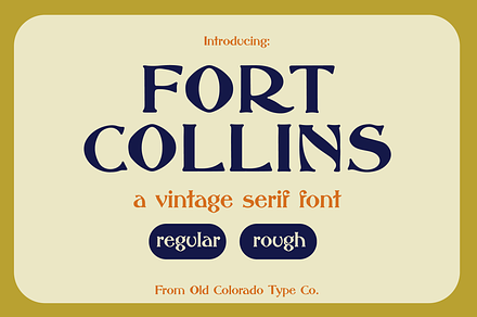 FORT COLLINS by Old Colorado Type Co