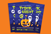 Trick or Treat Flyer, a Flyer Template by Gumico Studio. (Thumbnail 2 of 3)