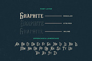 Graphite - Vintage Decorative Font, a Font by HansCo Studio (Thumbnail 7 of 11)