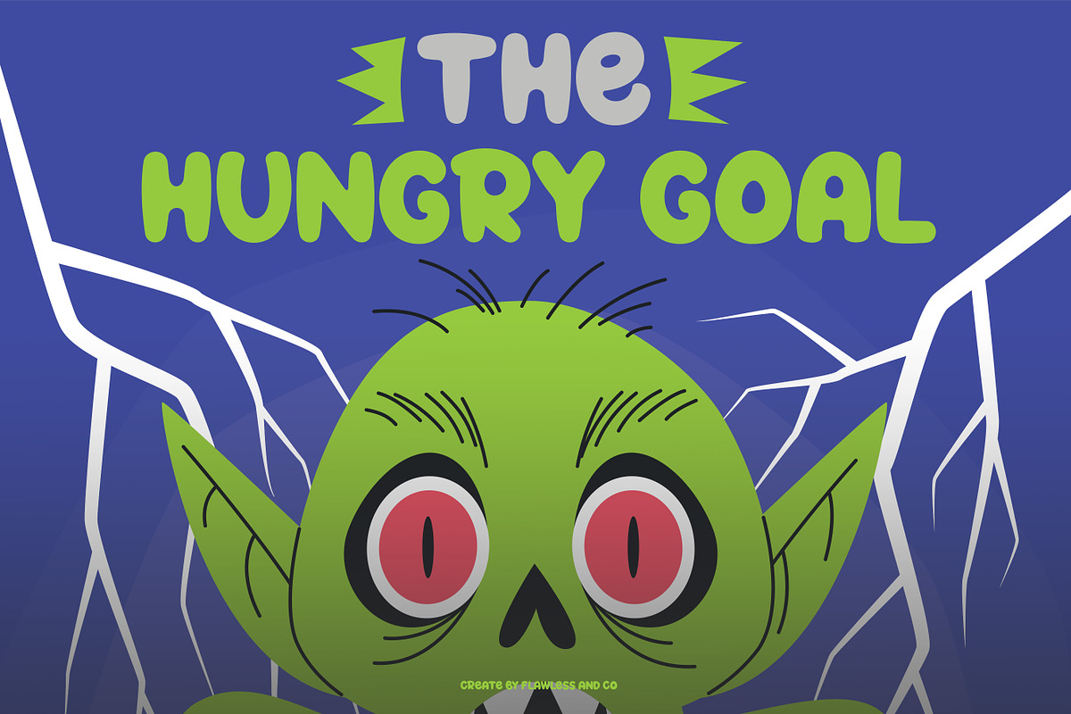 Ghoulie - Display Monster Font, a Font by Flawless And Co (Photo 6 of 10)