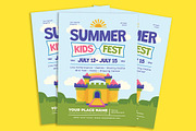 Summer Kids Festival Flyer, a Flyer Template by Gumico Studio. (Thumbnail 3 of 3)