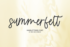 Summerfelt Script