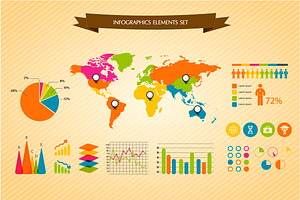 Vector Infographics Elements Set
