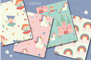 Fairies & Unicorns, a Decorative Illustration by Poppymoondesign (Thumbnail 5 of 5)