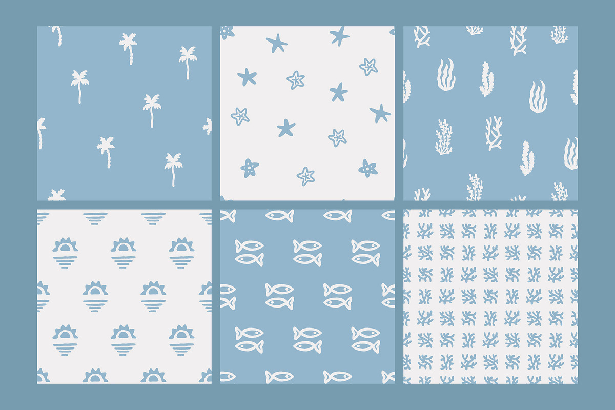 OCEAN WHISPERS | Graphic collection, an Illustration by katieromanoff_art (Photo 4 of 14)