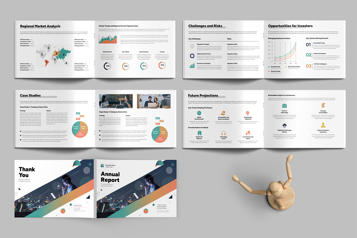 Company Annual Report, a Brochure Template by MightyDesign (Photo 3 of 6)