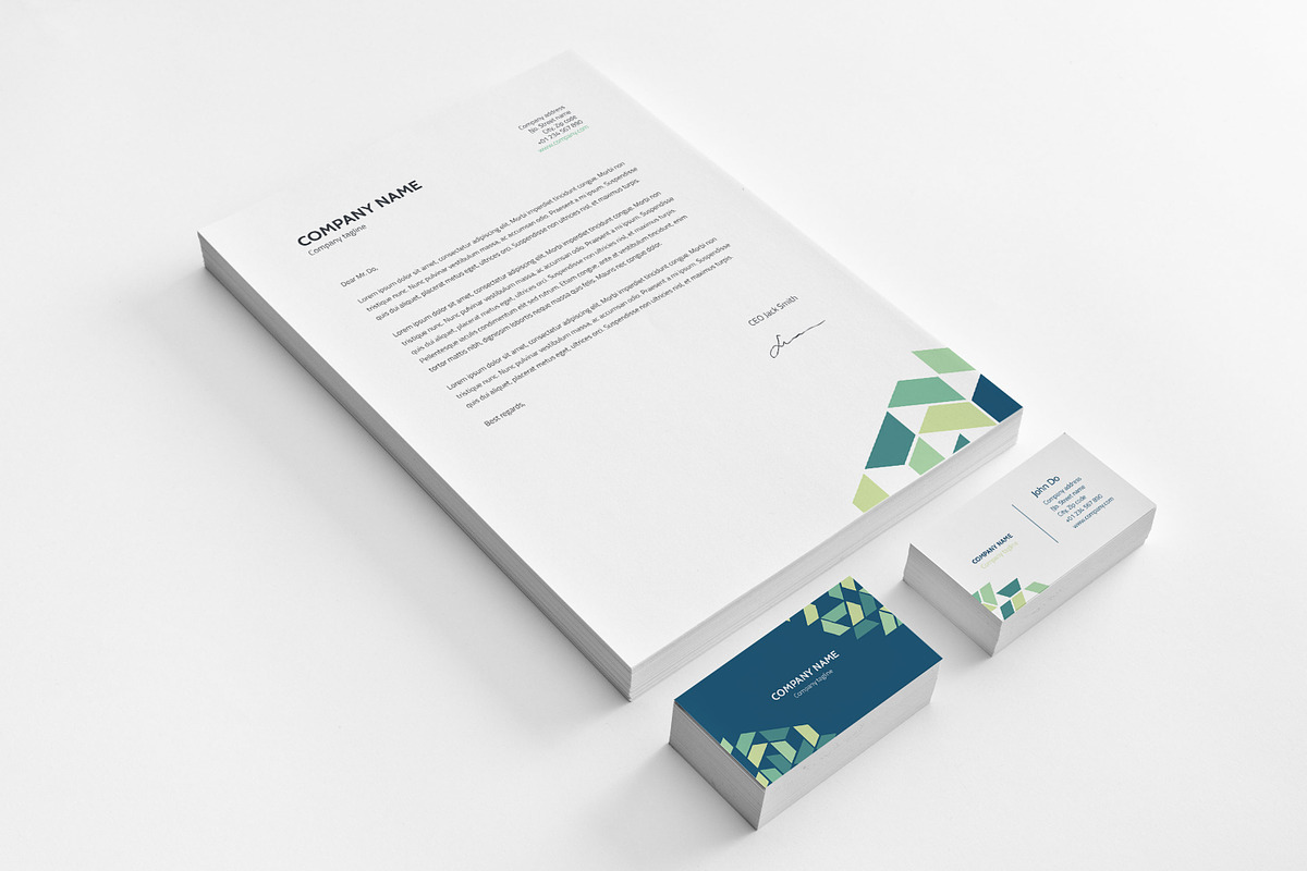 Stationery Corporate Identity 002, a Stationery Template by ID Vision Studio (Photo 5 of 9)